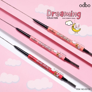 ภาพขนาดย่อของภาพหน้าปกสินค้า️Odbo Dreaming  Slim Eyebrow Pencil OD730 : โอดีบีโอ ดินสอเขียนคิ้ว ออโต้ x 1 ชิ้น  dayse จากร้าน dayse บน Shopee