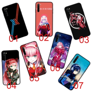 Darling in the FranXX Design เคสซอฟท์สีดำ Xiaomi Redmi Note 9 9S 8 Pro Max Cover