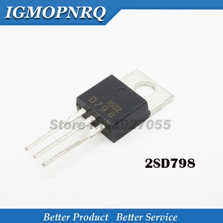 10pcs 2SD798 D798 TO-220  High voltage transistor darlington  tube 6 a / 300 v new