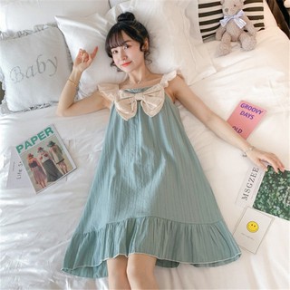 กางเกงใน◕۞Ins สุทธิสีแดงสไตล์ร้อน suspender nightdress home service ชุดนอนผู้หญิงฤดูร้อนใหม่น่ารักสไตล์เจ้าหญิงสามารถสวม