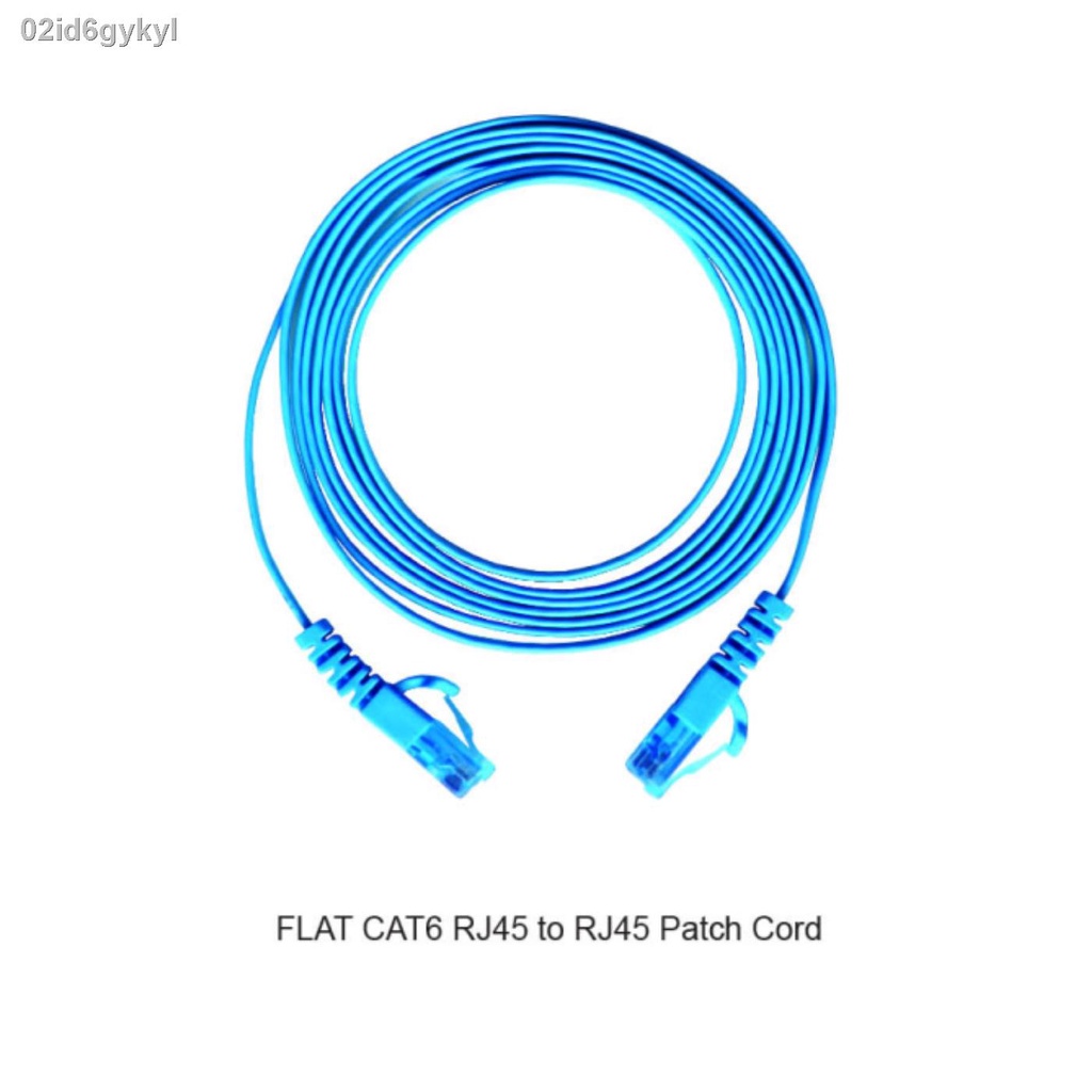 ของแท้-link-สายแลน-cat-6-สายแบน-lan-cable-ยาว-1-2-3-5-10-15-เมตร-เข้าหัวสำเร็จรูป-lan-flat-cable-rj45-patch-cord-lszh