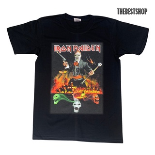 เสื้อวง IRON MAIDEN เสื้อวงร็อค เสื้อวินเทจ สกรีนสวย สินค้าพร้อมส่ง