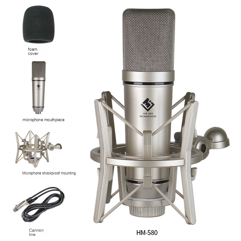 U87 Capsules Studio Sound Recording Condenser Microphone with