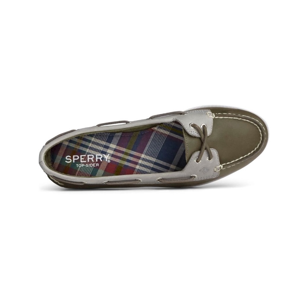 sperry-รุ่น-a-o-skimmer-รองเท้าลำลองหนัง-ผู้หญิง-สี-olive-grey-sts85365