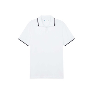 AIIZ (เอ ทู แซด) - เสื้อโปโลผู้ชาย ปกลาย ผ้าปิเก้  Mens Tipping Polo Shirt