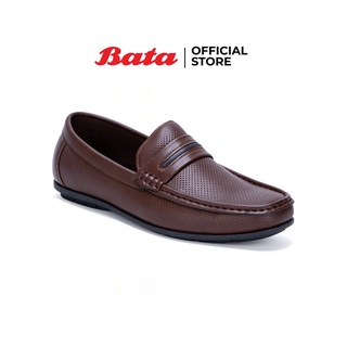 ภาพหน้าปกสินค้าBata บาจา รองเท้าคัทชู รองเท้าหุ้มส้น รองเท้าลอฟเฟอร์ Loafers สำหรับผู้ชาย รุ่น Iden สีน้ำตาล 8514168 ที่เกี่ยวข้อง