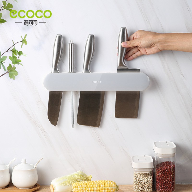 ecoco-ที่ใส่มีดที่-ใส่มีดที่ใส่มีดติดผนัง-อุปกรณ์ครัวกรงตะเกียบ-ชั้นวางของ-ในตัวชั้นเก็บของอเนกประสงค์