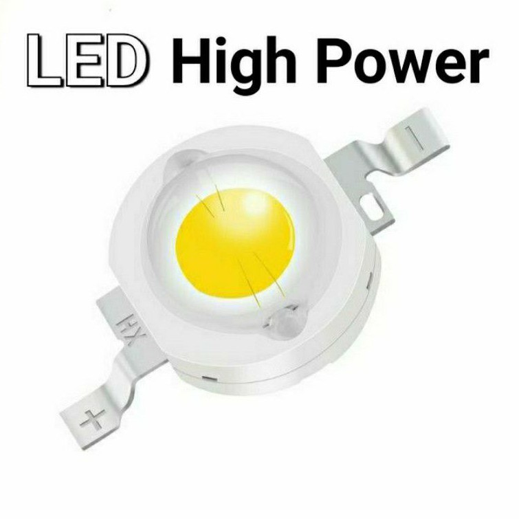 ภาพหน้าปกสินค้าLED High Power 3W สีขาว )) DC 2.8V - 3.4V จากร้าน solarlighthous บน Shopee