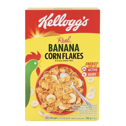 tha-shop-3x-180กรัม-kellog-เคลล็อกส์-รสผสมกล้วยอบแห้งและกล้วยบด-บานาน่า-คอร์นเฟลก-cornflakes-อาหารเช้าซีเรียล-cereal