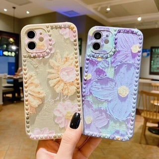 เคสโทรศัพท์ลายดอกไม้สําหรับ Iphone11 12 Promax Iphone12 6S / 7 / 8Plus