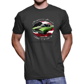 [S-5XL] เสื้อยืด พิมพ์ลาย Plymouth Roadrunner American Muscle สไตล์คลาสสิก สําหรับผู้ชาย