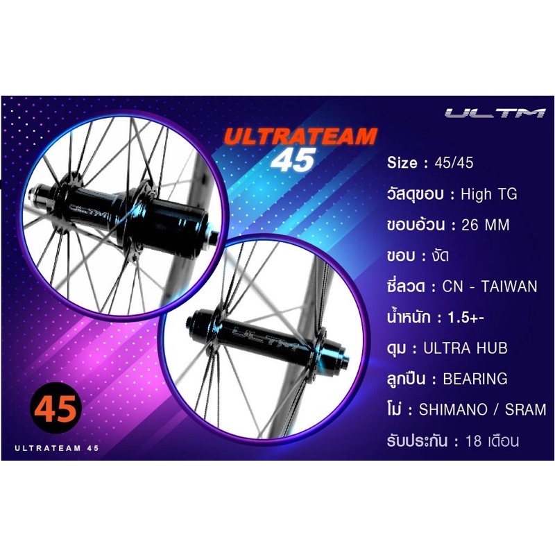 ล้อคาร์บอน SuperTeam รุ่น UltraTeam และ UltraSpeed Pro (ริมเบรค ...