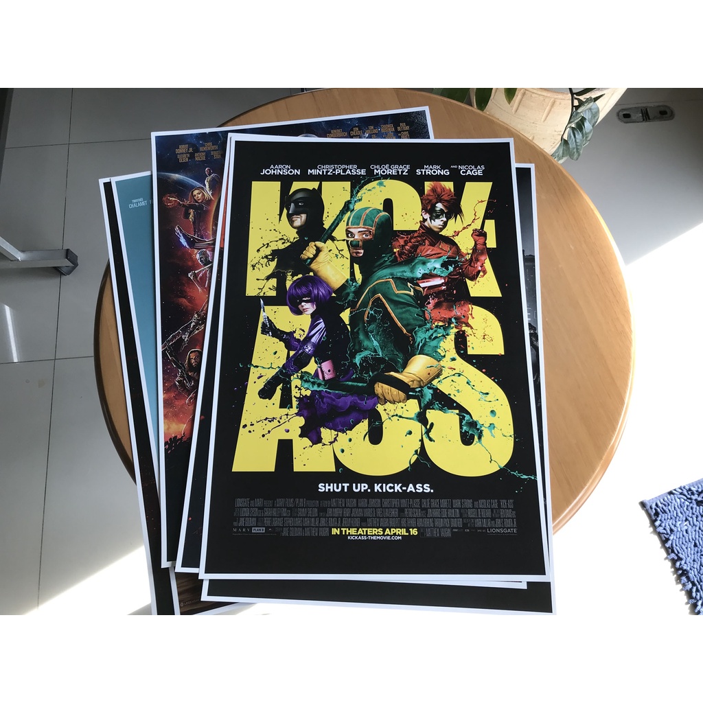 KICK ASS Poster โปสเตอร์ภาพขนาด 33X48 cm | Shopee Thailand