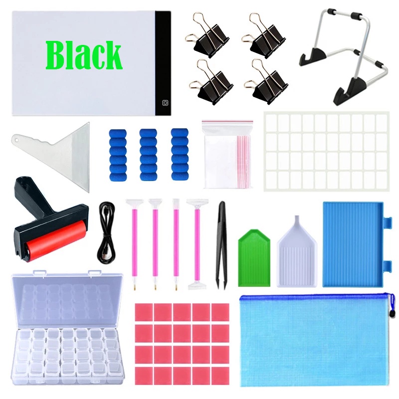 ใหม่-ชุดอุปกรณ์เย็บปักถักร้อย-ปักครอสสติตช์-ปากกากาวโมเสค-diy-สําหรับเด็ก-ผู้ใหญ่