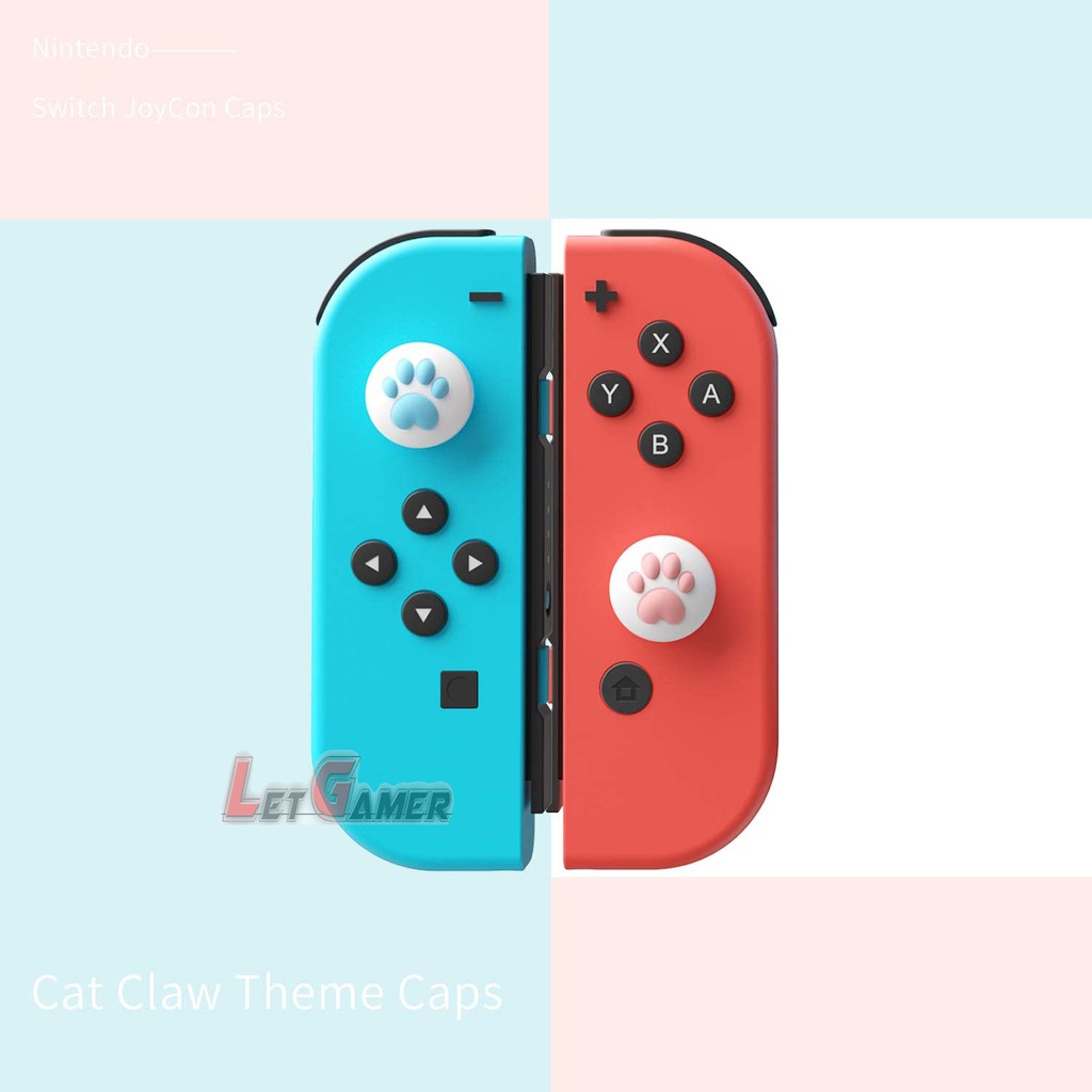 ภาพสินค้าสิลิโคนเท้าแมว Analog Caps Nintendo Switch / Switch OLED / Nintendo Switch Lite ( ชิ้นละ ) จากร้าน letgamer บน Shopee ภาพที่ 3