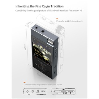 Cayin N5ii เครื่องเล่นพกพา Android Music Player รองรับ 2.5 บาล้านซ์ Lossless DSD WiFi และ bluetooth