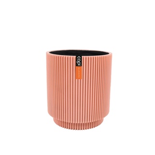 BGVMC  315 Vase Cylinder Groove  (Size D 23 x H 25 cm) - กระถางต้นไม้ Modern แบรนด์ Capi Europe