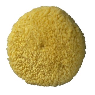 ลูกขัดเงาขนแกะ 2 หน้า สีเหลือง 8  สำหรับงานขัดละเอียด Yellow Polishing Pad