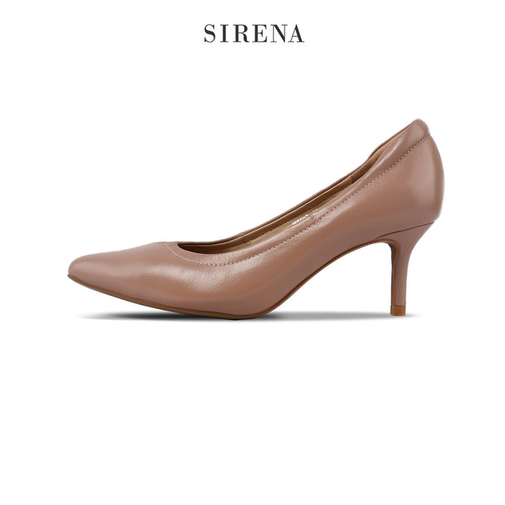 ภาพหน้าปกสินค้าSIRENA รองเท้าหนังแท้ ส้น 2.5 นิ้ว รุ่น ISABELLA สีชมพู  รองเท้าคัทชูผู้หญิง รองเท้าทำงานผู้หญิง รองเท้าส้นสูง หัวแหลม