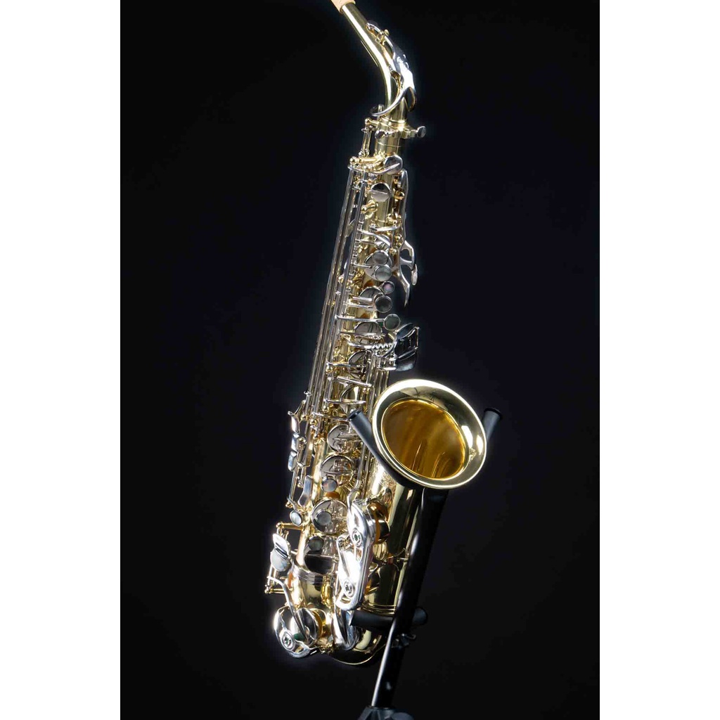 แซกโซโฟน-saxophone-alto-coleman-cl-333a-clear-lacquered-nickel-keys