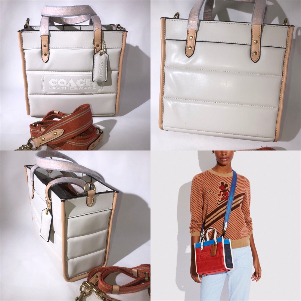 coach-c6958-c6852-field-tote-22-พร้อม-colorblock-quilting-และ-badge-women-crossbody-shoulder-shopping-sling-bag