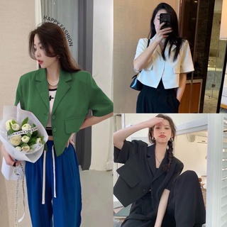 เสื้อเชิต เสื้อเชิตแขนสั้น(ไม่บาง) เสื้อแฟชั้นสุดเก๋ ผ้าหนามาก💚