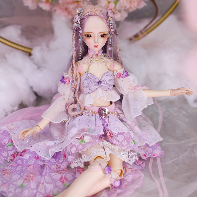 ภาพหน้าปกสินค้าตุ๊กตาของเล่น Dream Fairy doll 1/3 BJD 62 ซม. สีขาว จากร้าน dbsdoll.th บน Shopee