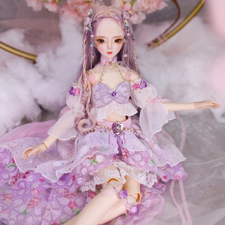 ภาพขนาดย่อของภาพหน้าปกสินค้าตุ๊กตาของเล่น Dream Fairy doll 1/3 BJD 62 ซม. สีขาว จากร้าน dbsdoll.th บน Shopee