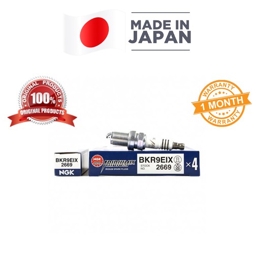 [🔥แท้] หัวเทียน NGK BKR9EIX Iridium Power Spark Plug ของแท้จากญี่ปุ่น ...