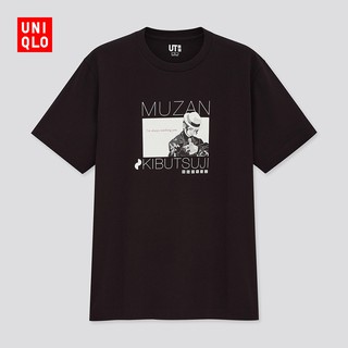 Uniqlo เสื้อยืดแขนสั้นพิมพ์ลาย Manga สําหรับผู้ชายและผู้หญิง