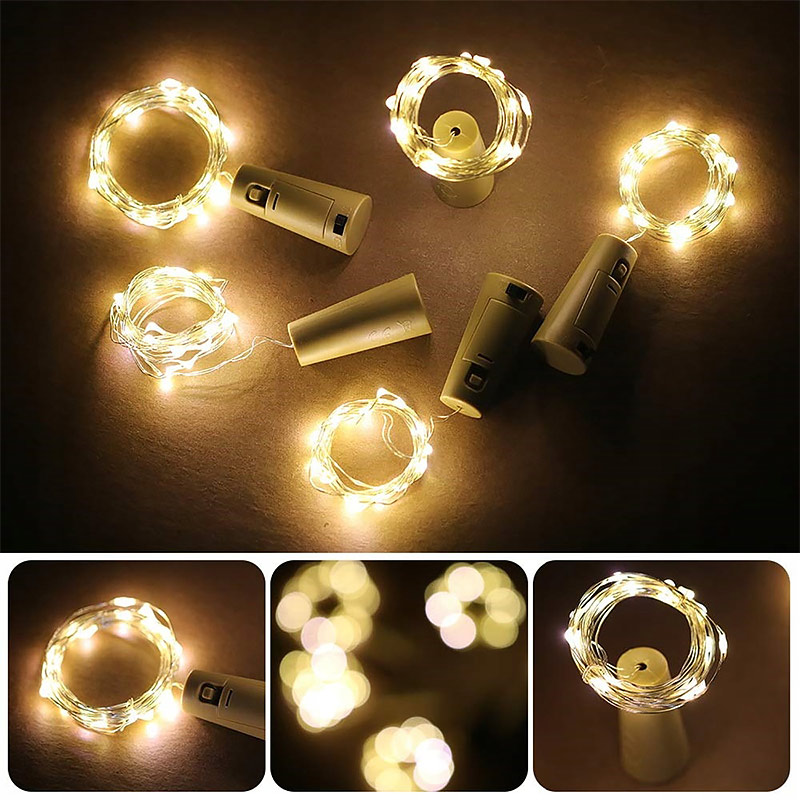 พร้อมส่ง-ไฟขวด-led-2m-โคมไฟ-ไฟตกแต่ง-ไฟประดับเลโก้-โคมไฟสวย-ไฟไม้ก๊อก-2-เมตร-ขวดตกแต่ง-ไฟกลางคืน-led