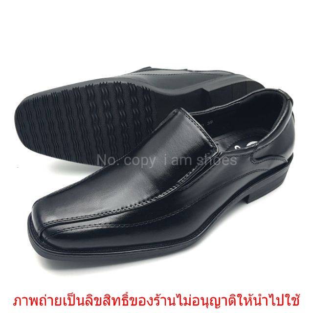 ภาพหน้าปกสินค้าCSB / ALANDO รองเท้าคัชชูหนังชาย สีดำ รุ่น CM500 ไซส์ 39-47