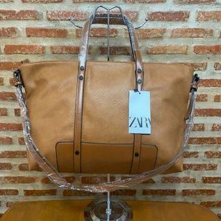 กระเป๋า Zara Trf Leather Tote Bag