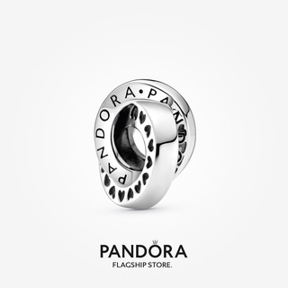 Pandora สเปเซอร์โลโก้ รูปหัวใจ ของขวัญวันเกิด สําหรับสุภาพสตรี p825