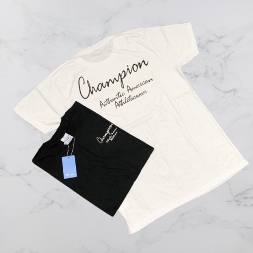 เสื้อยืดโอเวอร์ไซส์champion-athletic-tee-เสื้อยืดลําลอง-แขนสั้น-คอกลม-พิมพ์ลายแชมป์เปียน-1-1-oris-3xl