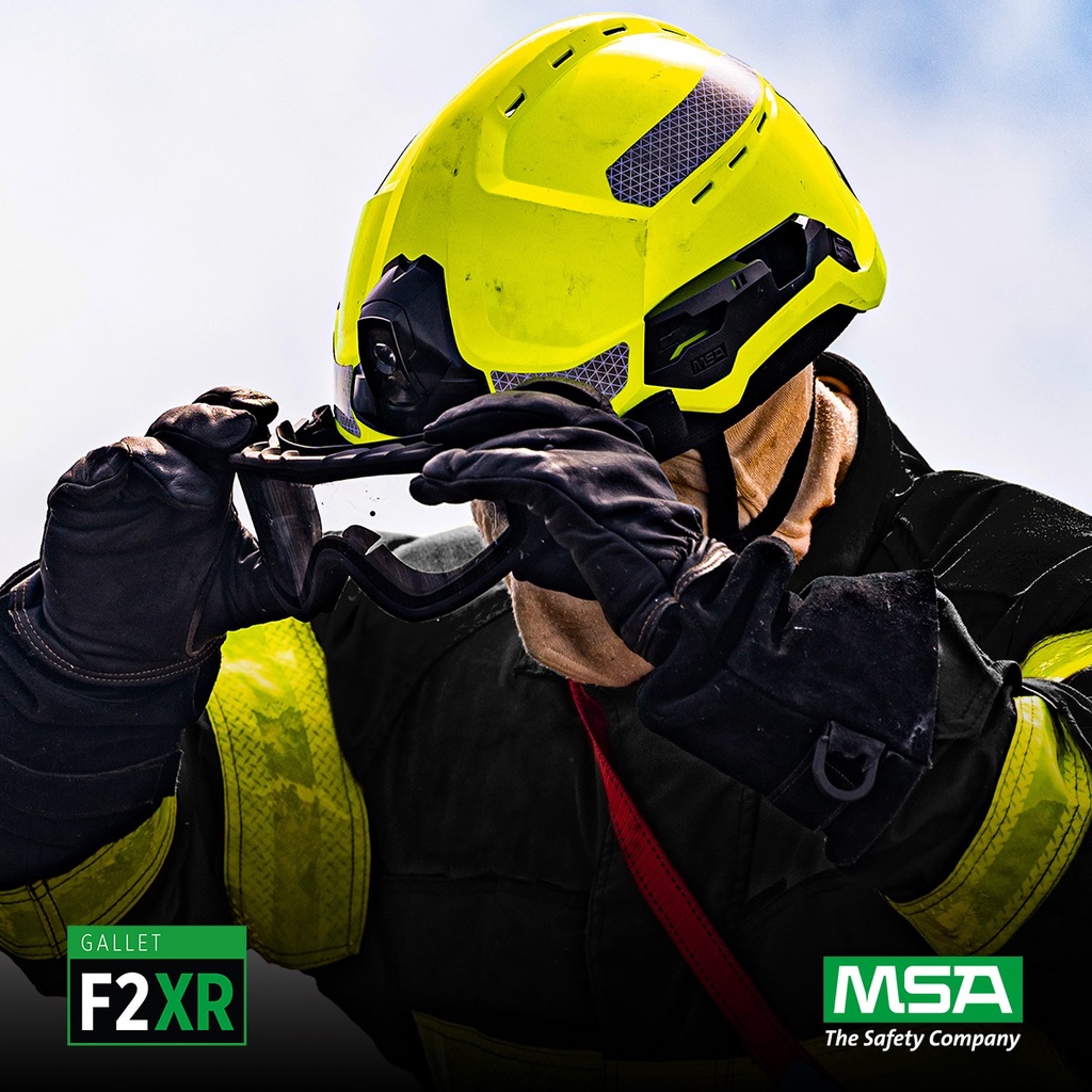 หมวกกู้ภัย MSA GALLET F2XR Multi-Purpose Helmet, High Visible ...