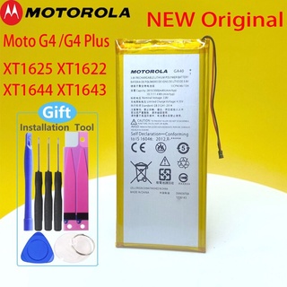 แบตเตอรี่ แท้ Motorola Moto G4 / G4 Plus XT1625 XT1622 XT1644 XT1643 GA40 3000mAh พร้อมชุดถอด+แผ่นกาว ประกัน 3 เดือน