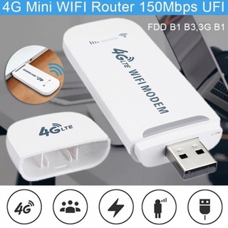 ภาพขนาดย่อของภาพหน้าปกสินค้าการ์ดโมเด็ม 4G Lte Wifi Hotspot Usb Dongle ปลดล็อคได้ Pocket Wifi Aircard Wifi Modem 4G LTE 150 Mbps USB จากร้าน figatia1.th บน Shopee