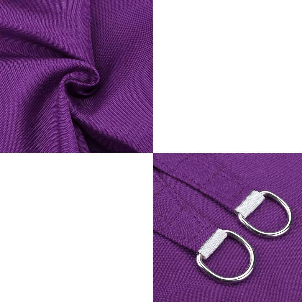 ผ้าใบกันสาด-ทรงสี่เหลี่ยมผืนผ้า-ผ้าออกซ์ฟอร์ด-สีม่วง-420d-98-กันน้ํา-กัน-uv-สําหรับสวน-กลางแจ้ง