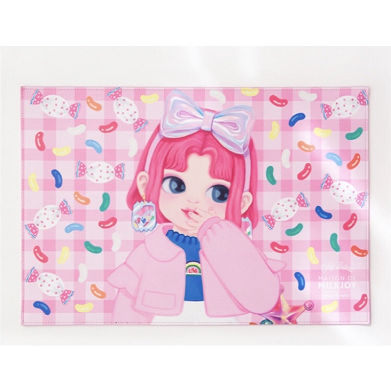 แผ่นรองคอม milk joy เนื้อหนาอย่างดี ลายสวยย Shopee Thailand