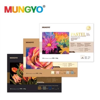 สินค้า กระดาษสีชอล์ค PASTEL Paper Mungyo สี WHITE / DARK / SAND ขนาด A4 / A3
