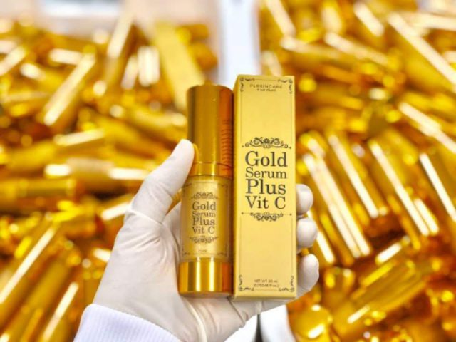 ภาพสินค้าเซรั่มทองคำ Gold Serum Plus Vit C จากร้าน pl.skincare_shop บน Shopee ภาพที่ 1