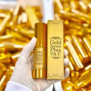 ภาพขนาดย่อของภาพหน้าปกสินค้าเซรั่มทองคำ Gold Serum Plus Vit C จากร้าน pl.skincare_shop บน Shopee ภาพที่ 1