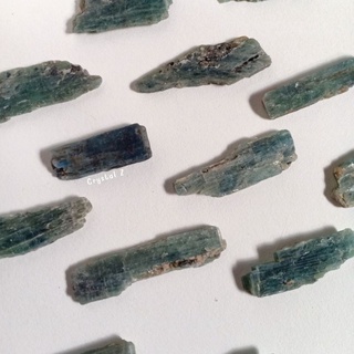 K1-K6 กรีน ไคยาไนท์| Green Kyanite 💚#หินดิบ ส่องผ่านแสงสีเขียว