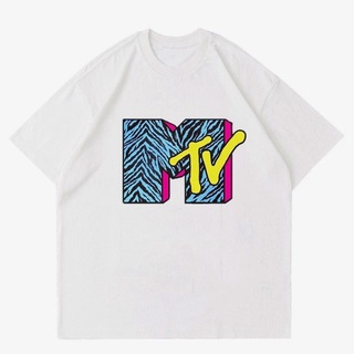 เสื้อยืดโอเวอร์ไซส์เสื้อยืด พิมพ์ลาย MTV MUSIC TELEVISION สไตล์วินเทจ | เสื้อยืด ลาย VINTAGE 90S | เสื้อผ้าสีขาว DISTRO