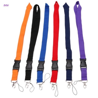 ONE Color Black Blank Plain for Key Lanyard Badge ID Holders Phone Neck Straps