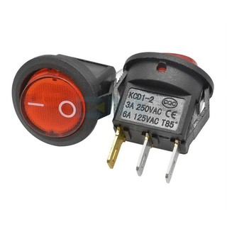 Push Switch QY611 3A 250V 15mm สวิตซ์ 2ทาง สวิตซ์โยก สวิตซ์กระดก