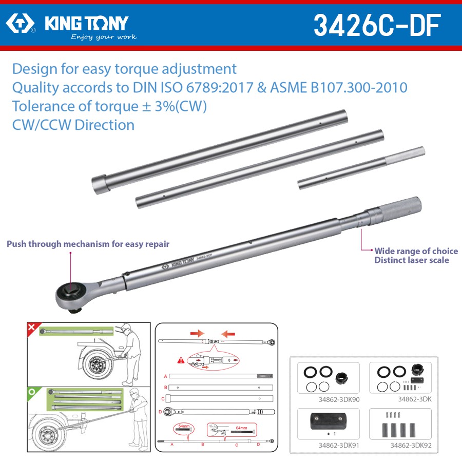 kingtony-ประแจปอนด์-ด้ามขันปอนด์-ประแจวัดทอร์ค-1-4-และ-3-8-torque-wrench-ยี่ห้อ-คิงโทนี่