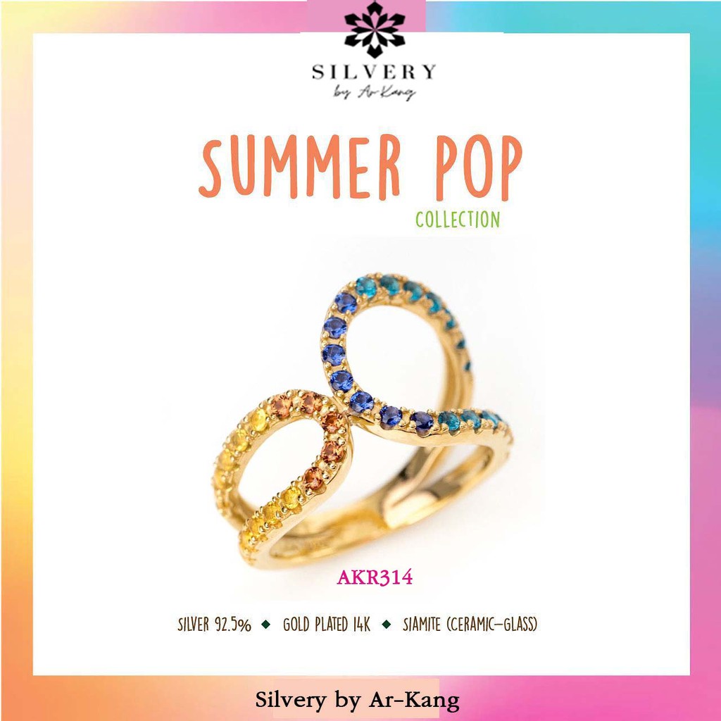 silvery-by-ar-kang-แหวนแฟชั่นเติมความสดใส-เตรียมต้อนรับซัมเมอร์นี้-summer-pop