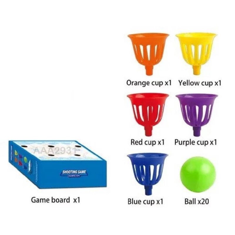 shooting-game-colorful-cups-เกมโยนบอล